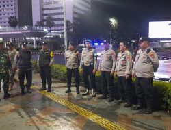 Patroli 3 Pilar Menteng di Bundaran HI, Cegah Guankamtibmas dan Wujudkan Jakarta Kondusif