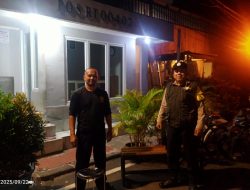 Bhabinkamtibmas Gondangdia Patroli Dinihari, Perkuat Keamanan Lingkungan Warga