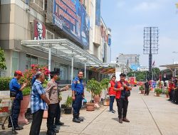 Polisi Monitoring Fire Drill di ITC Roxy Mas, Wujud Sinergi Cegah Kebakaran