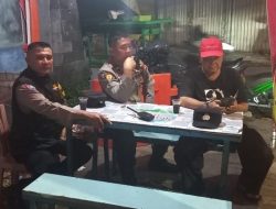 Bhabinkamtibmas Cikini Bersama Warga Gelar Pemantauan Di Kalipasir, Antisipasi Tawuran dan Guankamtaibmas