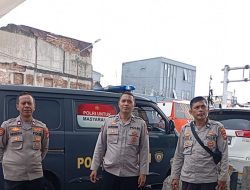 Polsek Senen Perketat Keamanan Terminal Pasar Senen Lewat Patroli Mobile