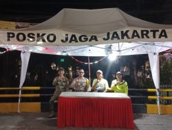 Posko Jaga Jakarta Polsek Johar Baru, Polisi Bersama Warga Pantau Keamanan Wilayah