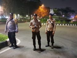 Patroli Rutin Dini Hari, Polisi Pastikan Kemayoran dalam Keadaan Aman