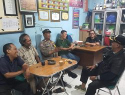Sambang Malam Pos Kamling RW 03, Polisi Ingatkan Pentingnya Laporkan Gangguan Kamtibmas