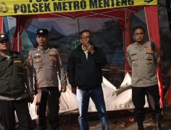 Bersama Patroli Tiga Pilar Menteng di Perbatasan Kalipasir, Antisipasi Guankamtibmas dan Tawuran Warga