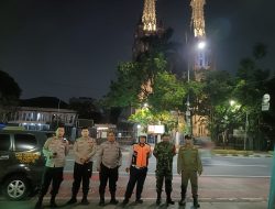 Kekompakan Tiga Pilar Sawah Besar, Dalam Patroli Gabungan Malam Hari