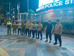 Patroli Malam di Bundaran HI Bersama 3 Pilar Menteng, Cegah Guankamtibmas dan Jaga Jakarta Kondusif