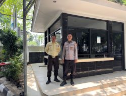 Polisi Sambangi Pos Satpam Kantor Pemerintahan, Cegah Gangguan Kamtibmas