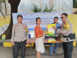 Gerakan Pangan Murah Polri di Johar Baru Disambut Antusias Masyarakat