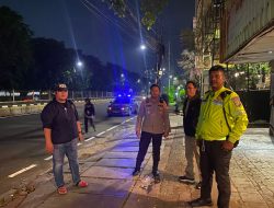 Kapolsek Sawah Besar Pimpin Langsung, Gerak Cepat Bubarkan Balap Liar di Gunung Sahari