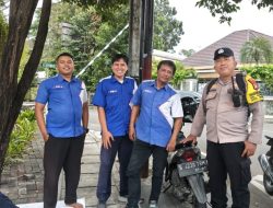 Bhabinkamtibmas Gondangdia Patroli Wilayah, Ingatkan Kurir Ekspedisi Waspada Jambret