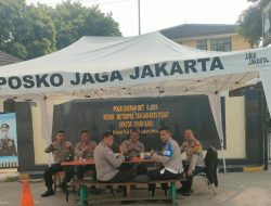 Posko Jaga Jakarta Plus: Polsek Johar Baru Mantapkan Monitoring Wilayah