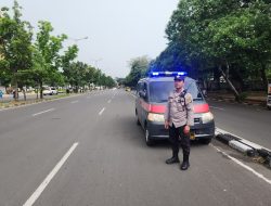 Antisipasi Kejahatan Jalanan, Polisi Sisir Wilayah Kemayoran Sore Hari