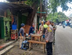 Tiga Pilar Sawah Besar Tertibkan PKL, Jaga Ketertiban dan Kenyamanan Warga