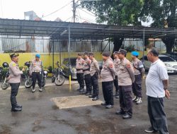 Polsek Johar Baru Gelar Apel Patroli Antisipasi Guantibmas, Pastikan Rasa Aman Warga