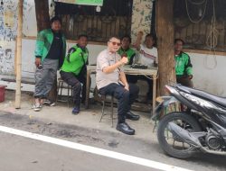 Bangun Guyub, Kapolsubsektor Ajak Warga Johar Baru Bersama-sama Jaga Kondusivitas