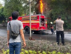 Polsek Metro Menteng Gerak Cepat Tangani Korsleting Listrik di Jalan Teuku Umar