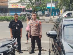 Unit Patmor Polsek Sawah Besar Sambangi Money Changer, Ingatkan Satpam Perkuat Keamanan