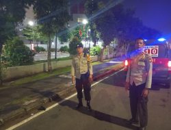 Patroli Strong Point Dini Hari, Polisi Cegah Kejahatan Jalanan di Kemayoran