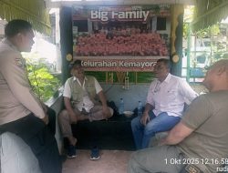 Bhabinkamtibmas Kemayoran Sambangi Kantor Kelurahan, Ajak Warga Bersama Jaga Jakarta