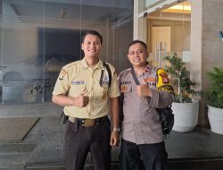 Bhabinkamtibmas Pegangsaan Patroli Kewilayahan, Imbau Security PT. Ambadar 2 Tingkatkan Kewaspadaan