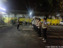 Antisipasi Tawuran dan Guantibmas, Polsek Johar Baru Laksanakan Apel Patroli Skala Sedang