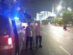 Patroli Dini Hari, Polsek Kemayoran Amankan Titik Rawan Kejahatan