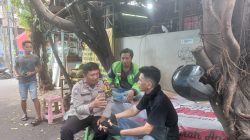 Cegah Kriminalitas, Polisi Sambangi Ketua RT 06/05 Sampaikan Imbauan Kamtibmas