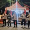 Jaga Jakarta, Patroli Tiga Pilar Menteng Dipimpin Kanit Binmas Amankan Perbatasan Tenggulun
