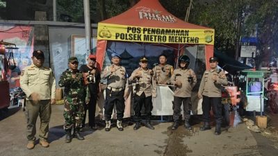Patroli Tiga Pilar Menteng di Perbatasan Kwitang–Kalipasir, Wujudkan Jakarta Aman dan Cegah Guankamtibmas
