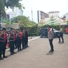 Polsek Metro Menteng Gelar Apel Pengamanan Antisipasi Unras di Kantor Badan Gizi Nasional