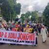 Polsek Metro Menteng Amankan Titik Kumpul Massa Unjuk Rasa di Masjid Agung Sunda Kelapa