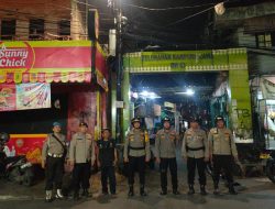 Jaga Keamanan Malam Hari, Polsek Johar Baru Patroli Mobile Cegah Tawuran dan Jaga Situasi Kondusif