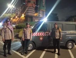 Polsek Kemayoran Jaga Jakarta Dini Hari, Antisipasi Gangguan Kamtibmas