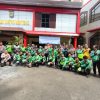 Polsek Metro Menteng Gelar Gerakan Pangan Murah dan Ganti Oli Gratis Untuk Driver Ojol