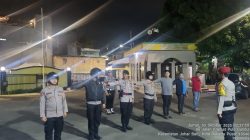 Panit Opsnal Reskrim Pimpin Apel Patroli Cipta Kondisi di Polsek Johar Baru