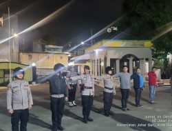 Panit Opsnal Reskrim Pimpin Apel Patroli Cipta Kondisi di Polsek Johar Baru
