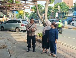 Kanit Binmas Polsek Senen Gelar Sambang dan Koordinasi Kamtibmas di Kelurahan Bungur