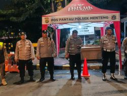 Patroli Tiga Pilar di Perbatasan Menteng Tenggulun, Cegah Guankamtibmas dan Jaga Jakarta Kondusif