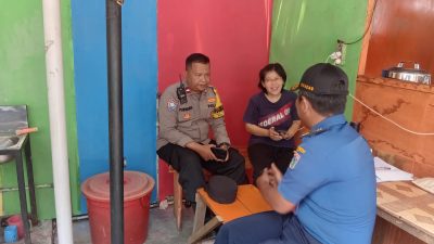 Bhabinkamtibmas Duri Pulo Sambang Sudin Damkar dan Pedagang, Ajak Warga Aktif Jaga Keamanan Lingkungan