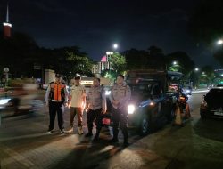 Patroli Malam Hari 3 Pilar Sawah Besar di Area Publik