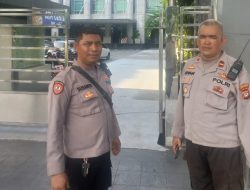Polsek Metro Gambir Siaga di Kantor PPATK, Jaga Kondusifitas Wilayah