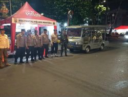 Cegah Curanmor Bersama Patroli Tiga Pilar, Perkuat Keamanan Malam di Perbatasan Menteng Tenggulun
