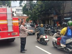 Gerak Cepat Polsek Metro Menteng Tangani Laporan Korsleting Listrik di Salon Muslimah Kebon Sirih