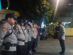 Apel Patroli Skala Sedang, Polsek Johar Baru Siaga Antisipasi Gangguan Kamtibmas Dini Hari
