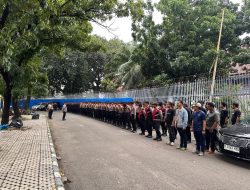 Wakapolsek Kemayoran Pimpin Apel Pengamanan Hari Kedua Synchronize Fest 2025