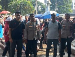 Personel Polsek Senen Laksanakan Pengamanan dan Pengaturan Lalu Lintas di Sekitar Monas pada Peringatan HUT TNI ke-80