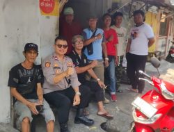 Sambang Dialogis, Kapolsubsektor Kayu Awet Ajak Ojek Pangkalan Jaga Kondusivitas Lingkungan