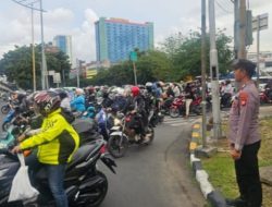 Pengaturan Arus Lalulintas Pagi Hari Polsek Sawah Besar Antisipasi Kemacetan dan Kejahatan Jalanan*