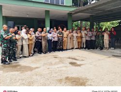 Forkopimko Pulogadung Beri Ucapan HUT ke-80 TNI di Koramil 04/Pulogadung
